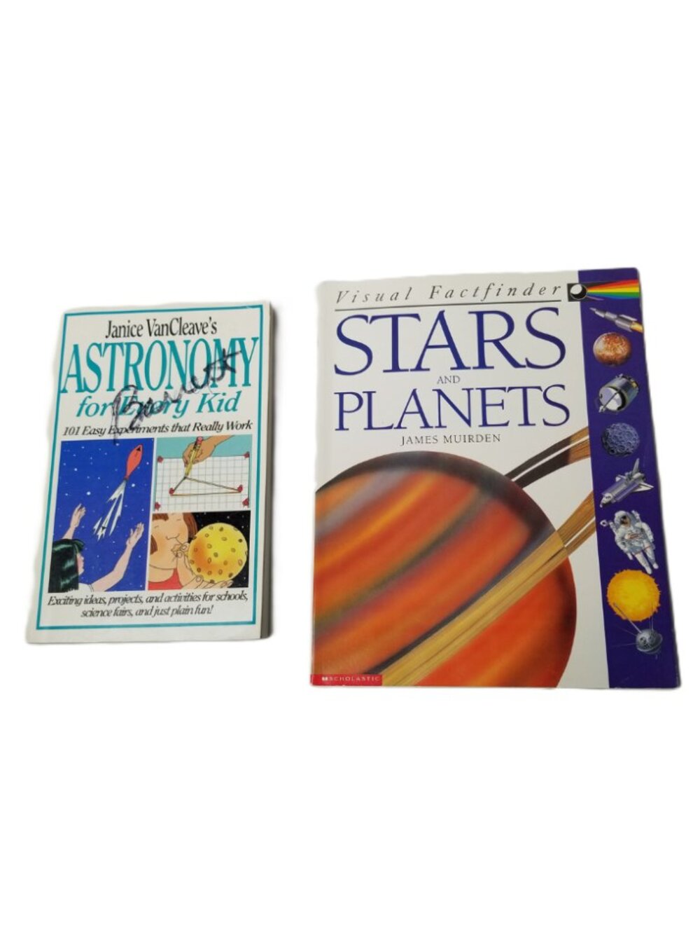 Janice VanCleave Astronomy for Every Kid Stars Planets 2 Book Homeschool Set
